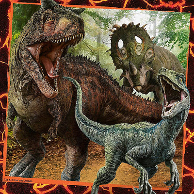 Universal Jurassic World Instinct To Hunt 3x49pcs Puzzle