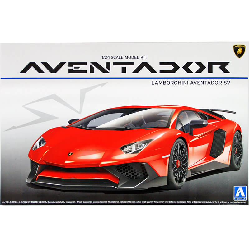 Aoshima 1/24 Lamborghini Aventador SV Kit