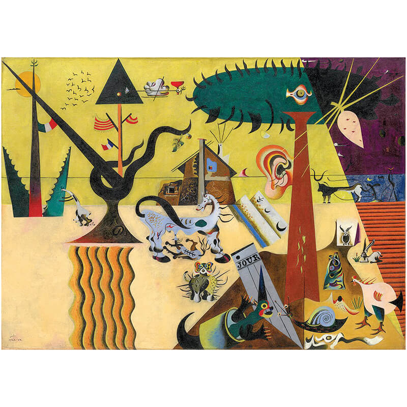 The Tilled Field by Joan Miro 1000pc Puzzle