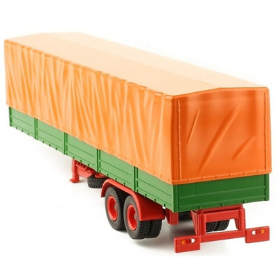 Ixo 1/43 Truck Trailer with Canvas Cover (Orange/Green)