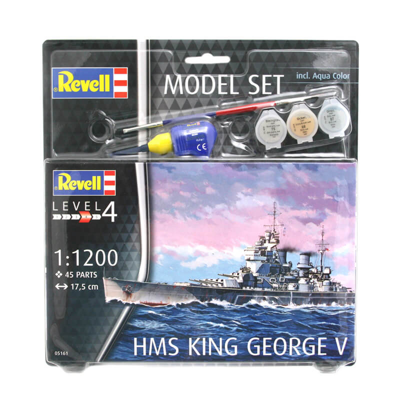 Revell 1/1200 HMS King George V  Model Set