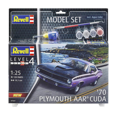 Revell 1/25 '70 Plymouth AAR Cuda Model Set