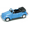 Welly 1/34 Volkswagen Beetle (Convertible) (Blue)