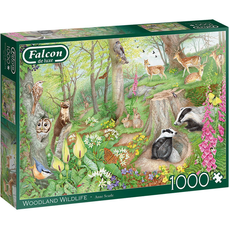 Woodland Wildlife By Anne Searle 1000pc Puzzle