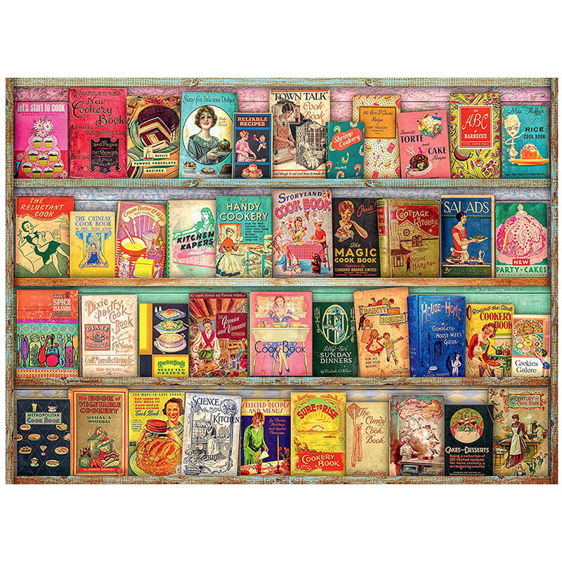 Vintage Cook Books 500pcs Puzzle