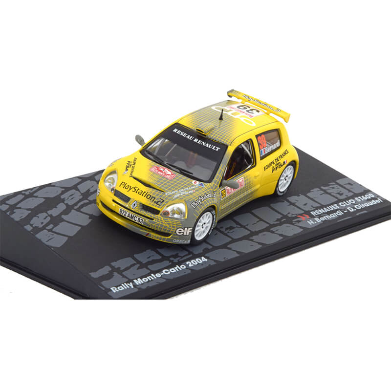 MAG 1/43 Renault Clio S1600 N.Bernardi-D.Giraudet Rally Monte-Carlo 2004