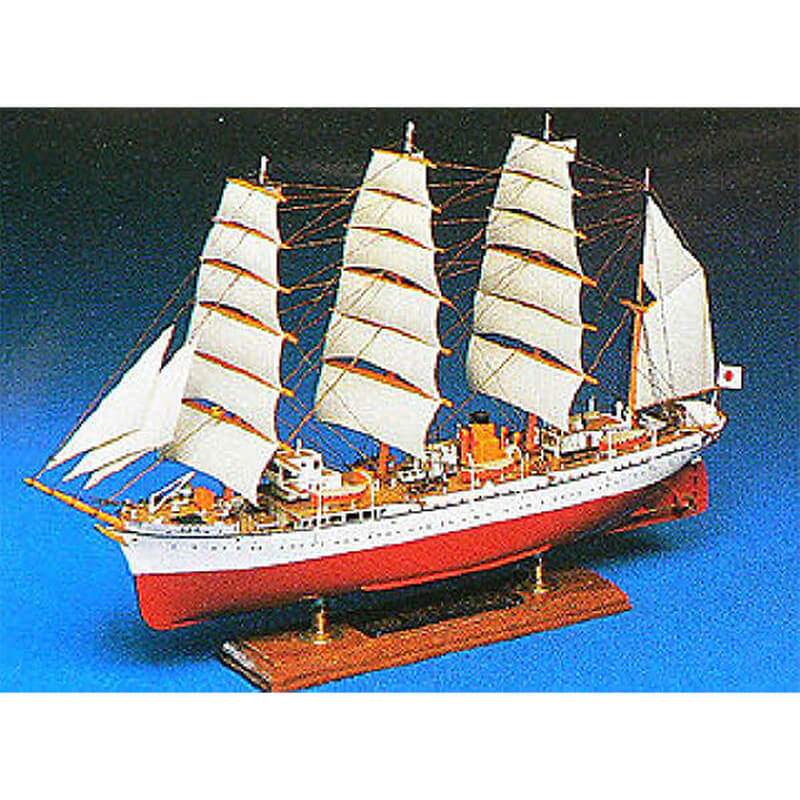 Aoshima 1/350 Japan 4-Mast Bark Nippon Maru Sailing Ship Kit