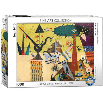 The Tilled Field by Joan Miro 1000pc Puzzle