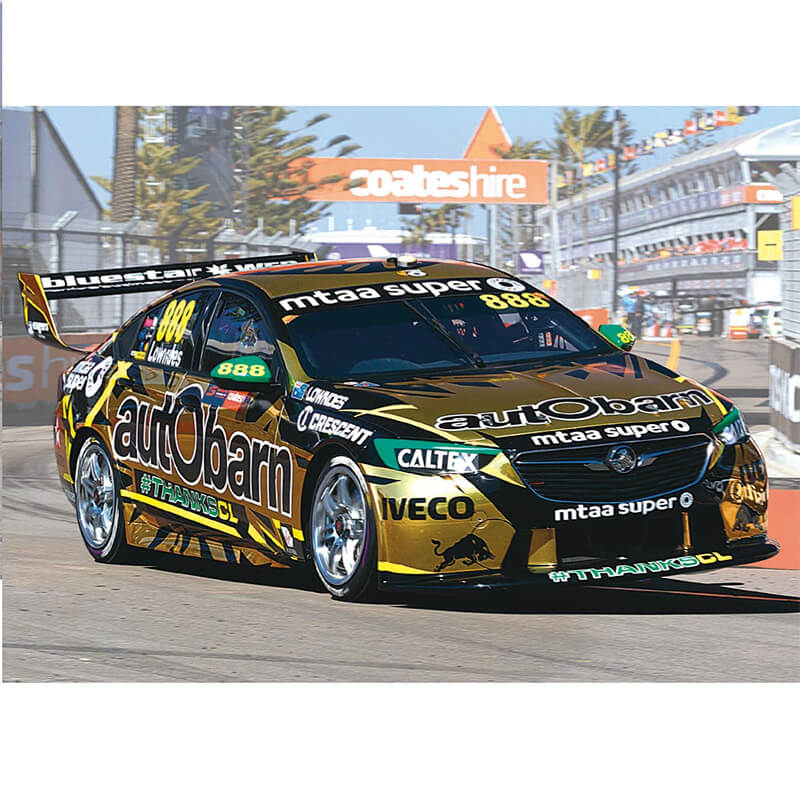 Classic Carlectables 1/18 Craig Lowndes' Final Race Autobarn Lowndes Racing Holden ZB Commodore