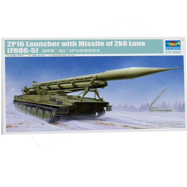 Lanzadera 2P16 con misil 2k6 Luna (FROG-5) Trumpeter-09545 Lanzadera 2P16 con misil 2k6 Luna (FROG-5) Trumpeter-09545