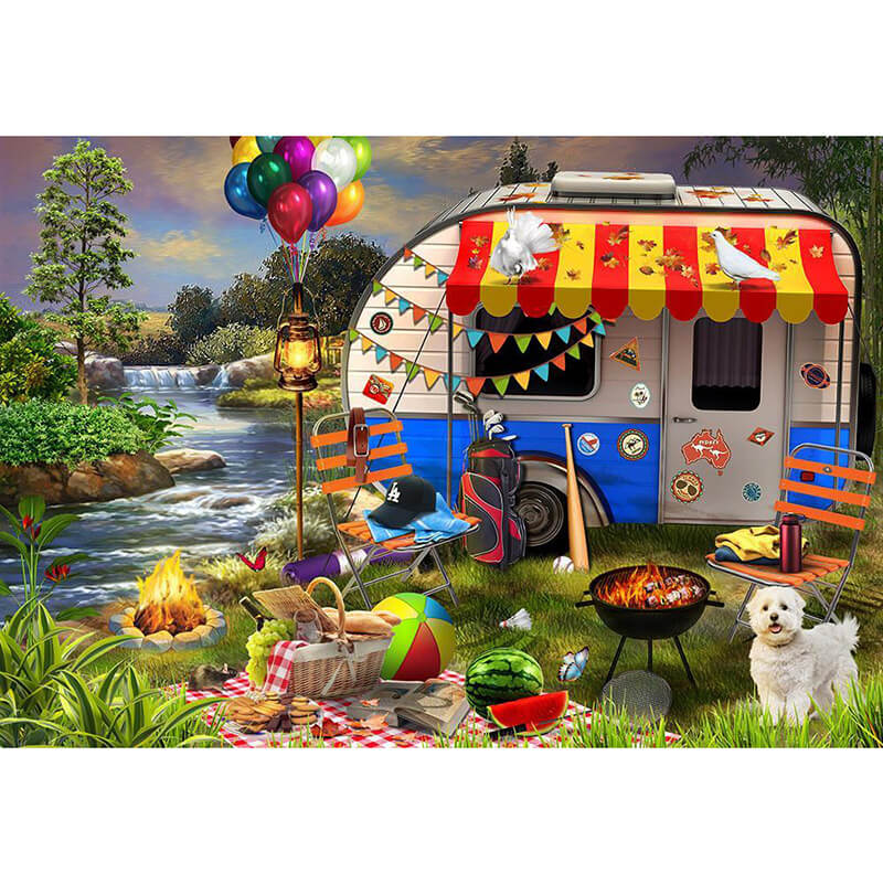 Holiday Days Caravanning 1000pcs Puzzle
