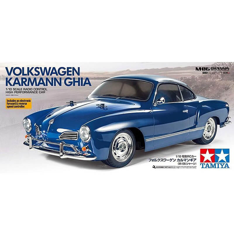 Tamiya 1/10 Volkswagen Karmann Ghia M-06 Chassis RR RC Kit