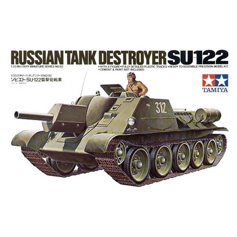 Tamiya 1/35 Russian Tank Destroyer SU-122 Kit
