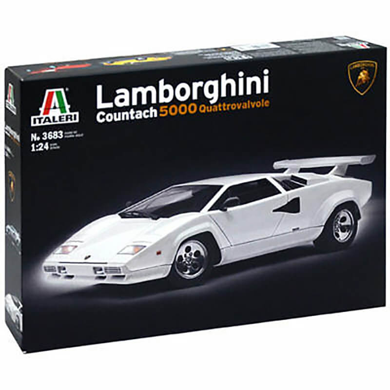 Italeri 1/24 Lamborghini Countach 5000 Quattrovalvole Kit