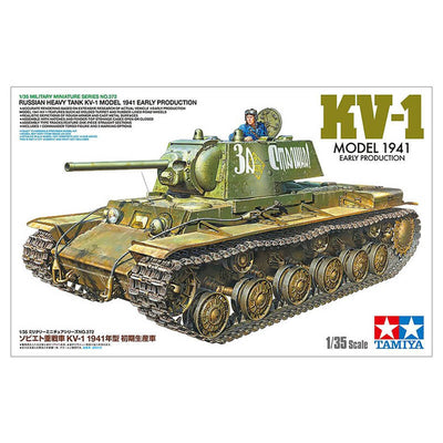 Tamiya 1/35 Russian Heavy Tank KV-1 Model 1941 Early Production Kit