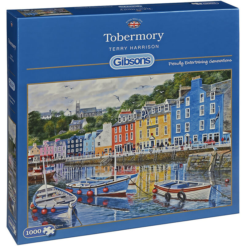 Tobermory By Terry Harrison 1000pc Puzzle
