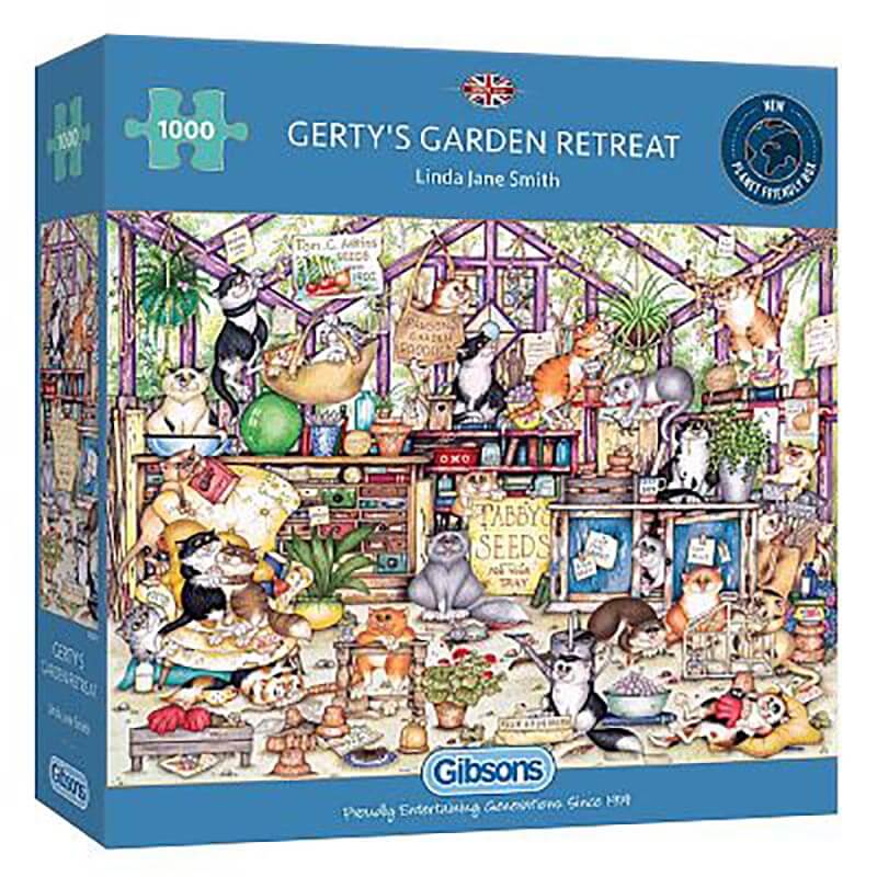 Gerty's Garden Retreat By Linda Jane Smith 1000pc Puzzle
