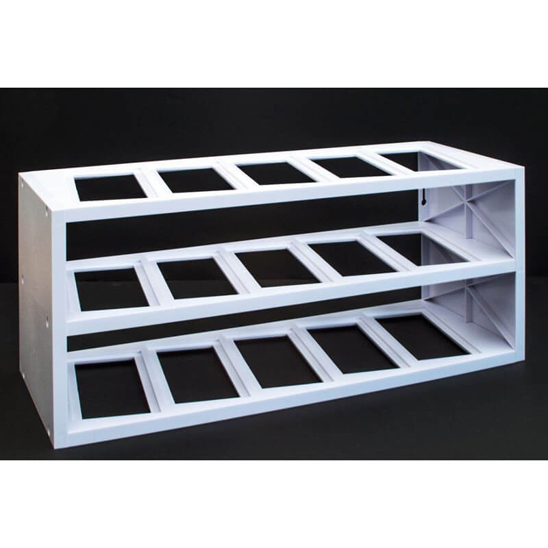 Atlas Plastic Display Stand/Mountable Case (White) For 15 1/43 Models Cars