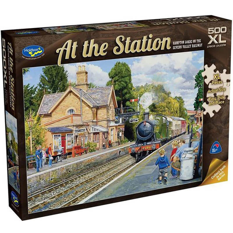 Hampton Loade On The Severn Valley Railway By Trevor Mitchell 500pcs Puzzle
