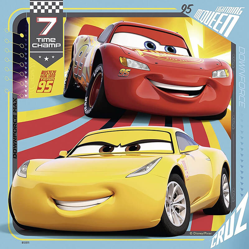 Disney Cars 3 Legends Of The Track 3x49pcs Puzzle