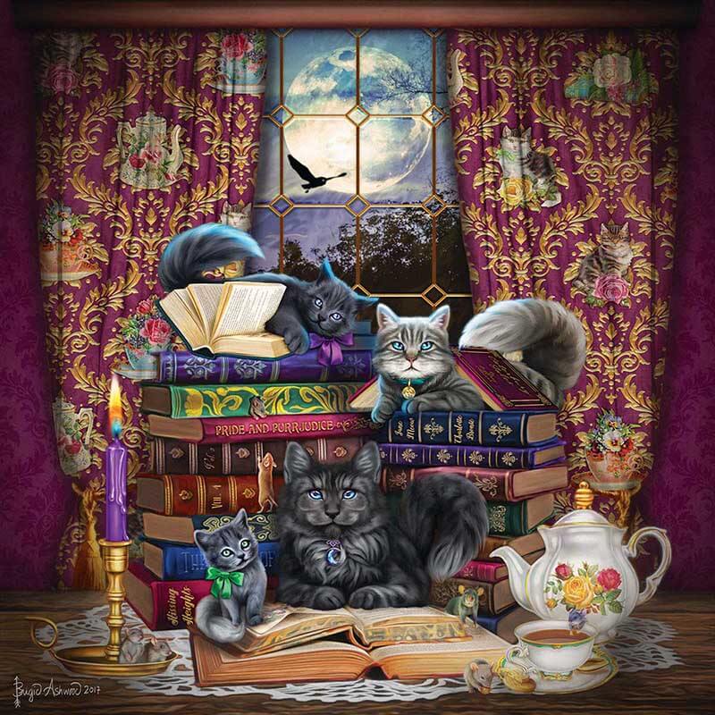 Storytime Cats By Brigid Ashwood 500pc Puzzle