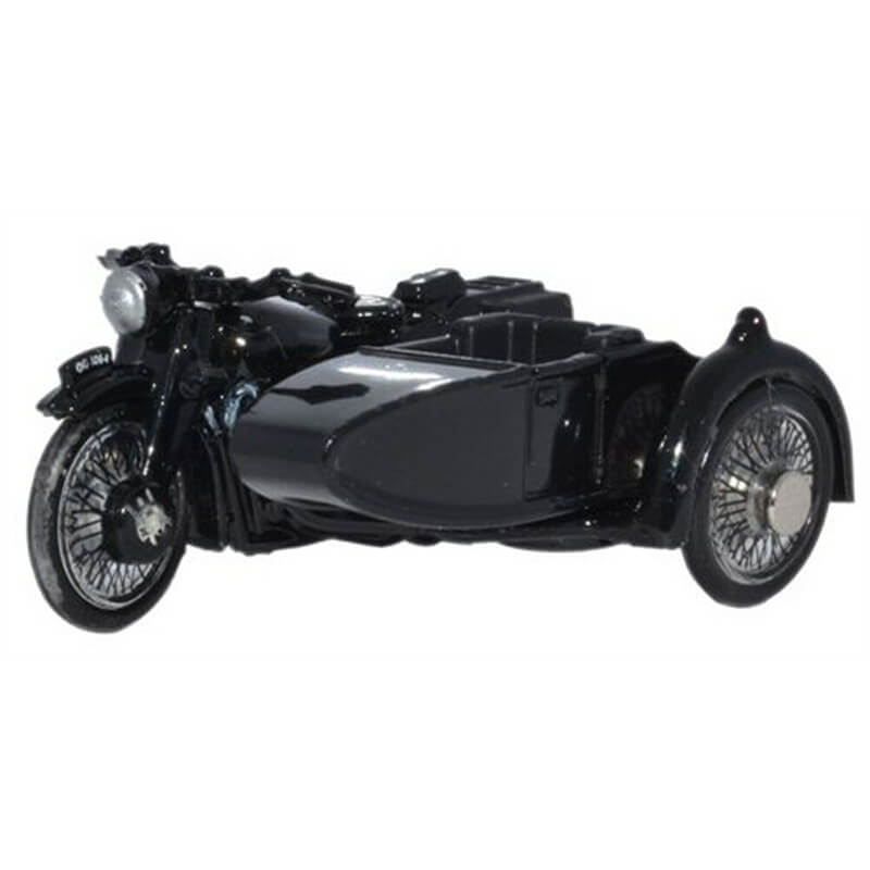 Oxford 1/76 Motorbike/Sidecar Police