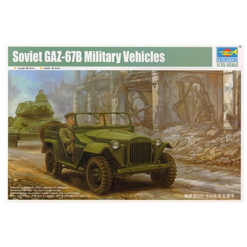 Trumpeter 1/35 Soviet GAZ-67B Military Vehicles Kit