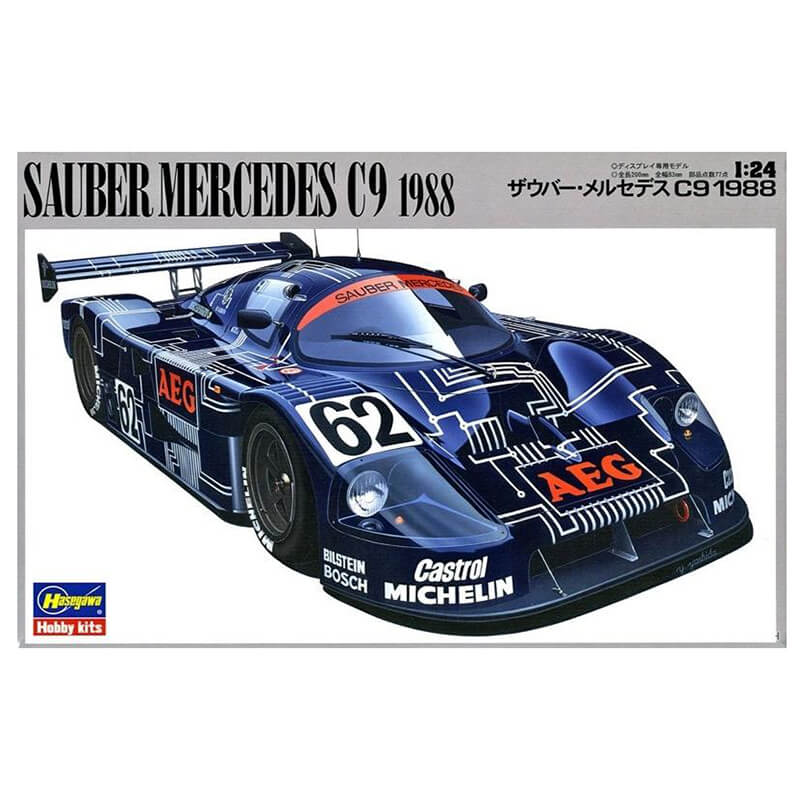 Hasegawa 1/24 Sauber Mercedes C9 1988 Kit