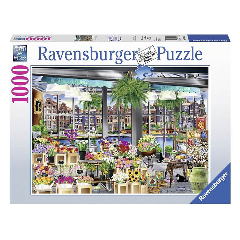 Wanderlust Amsterdam Flower Market 1008pcs Puzzle