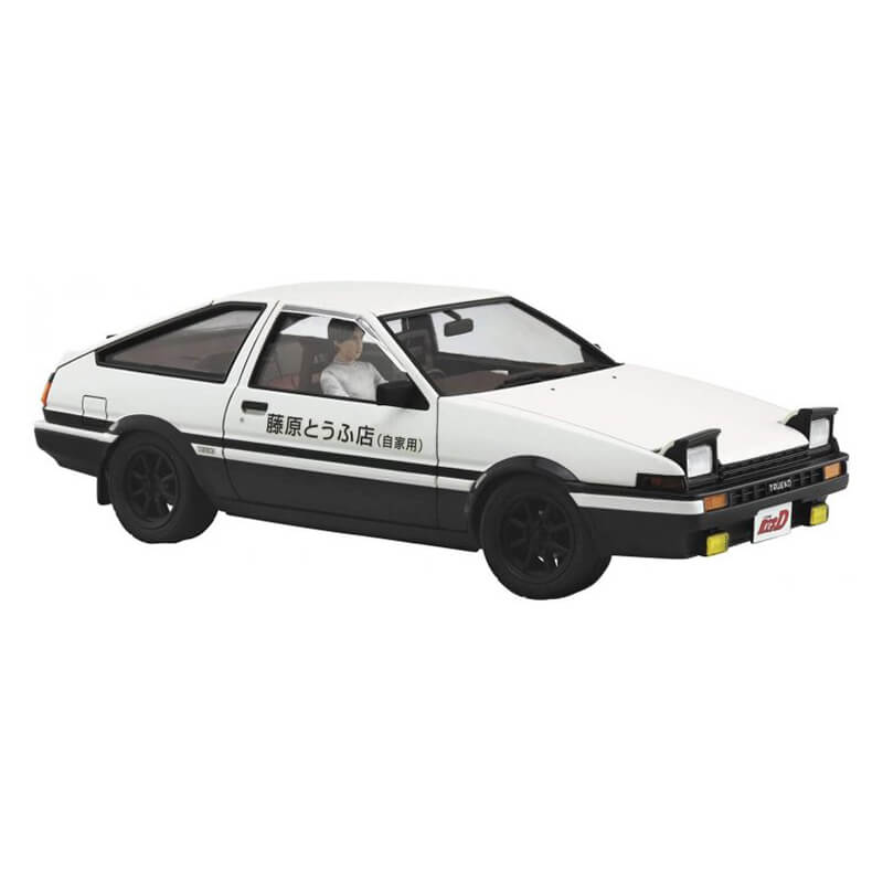 Aoshima 1/24 Fujiwara Takumi AE86 Trueno (Project D Ver. w/Figure) Kit