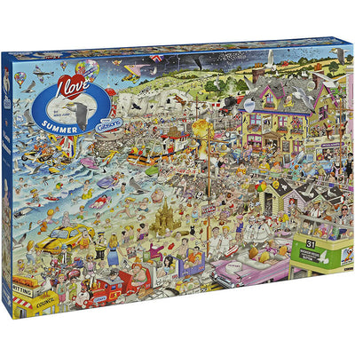 I Love Summer By Mike Jupp 1000pc Puzzle