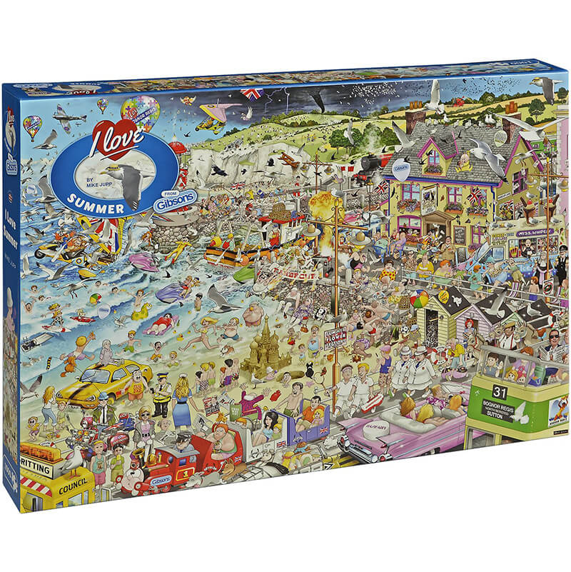 I Love Summer By Mike Jupp 1000pc Puzzle
