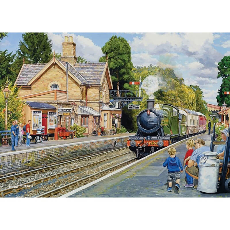 Hampton Loade On The Severn Valley Railway By Trevor Mitchell 500pcs Puzzle