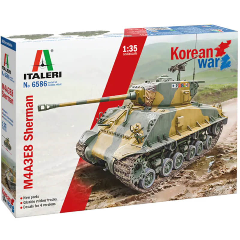 Italeri 1/35 M4A3E8 Sherman Kit