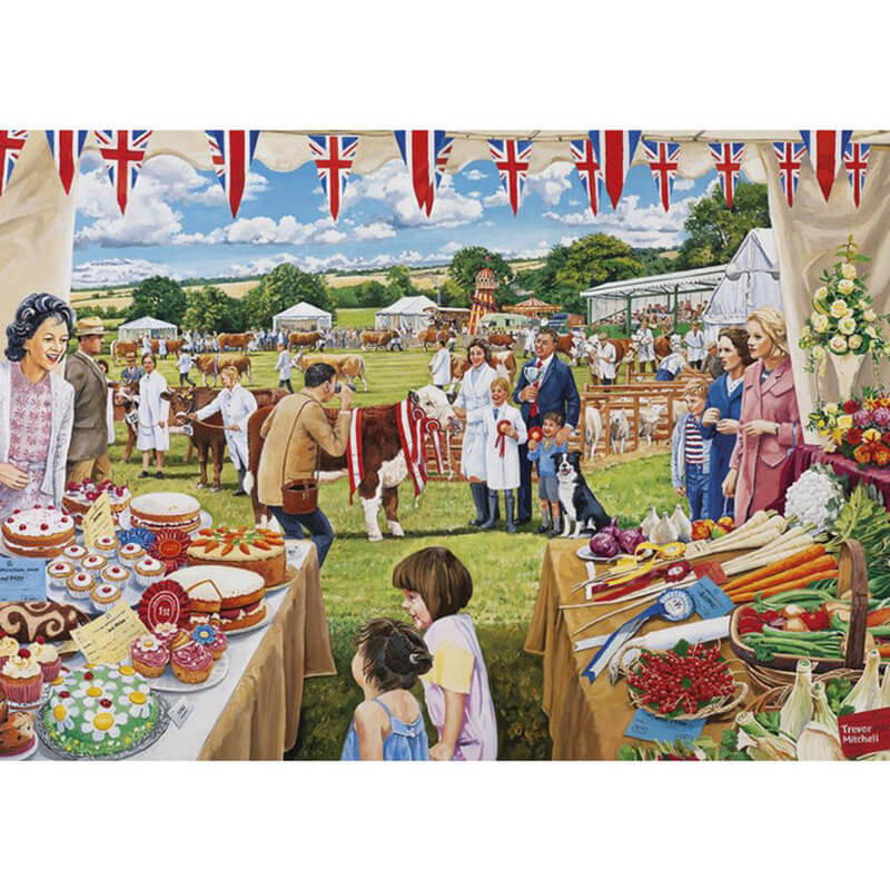 The Farmer's Round By Trevor Mitchell 4x500pc Puzzle