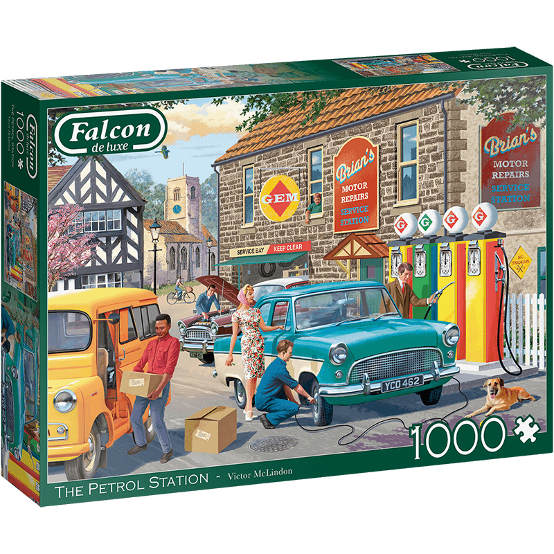 The Petrol Station By Victor McLindon 1000pc Puzzle