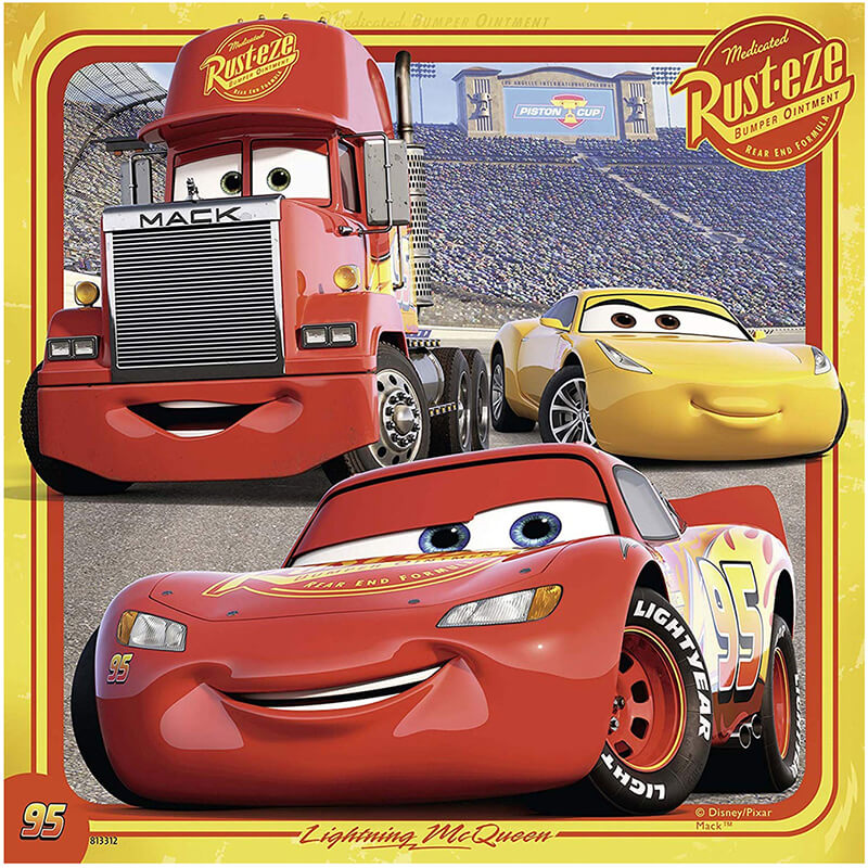 Disney Cars 3 Legends Of The Track 3x49pcs Puzzle