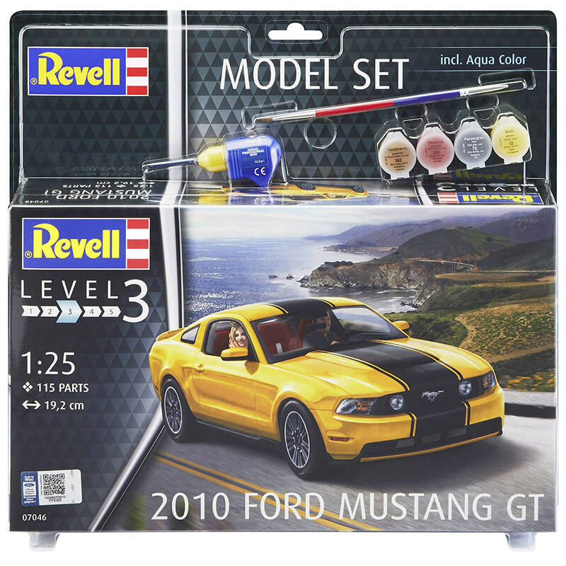 Revell 1/25 2010 Ford Mustang GT Set Kit