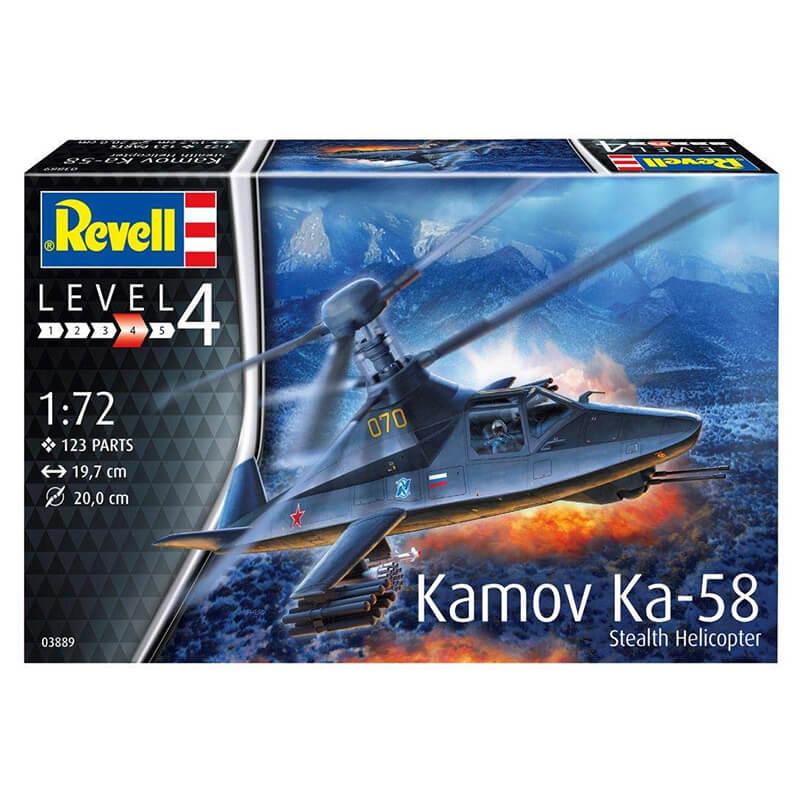 Revell 1/72 Kamov Ka-58 Stealth Helicopter  Kit