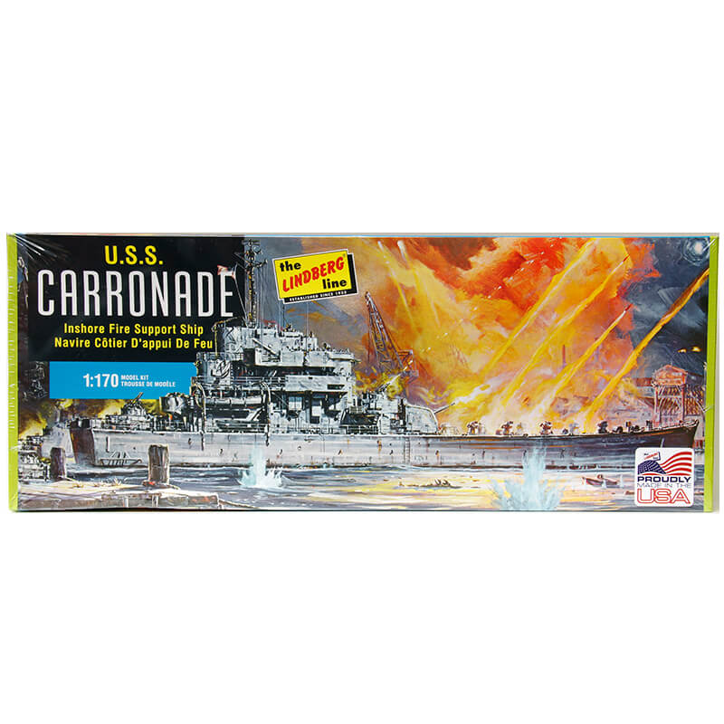 Lindberg 1/170 U.S.S. Carronade Inshore Fire Support Ship Kit