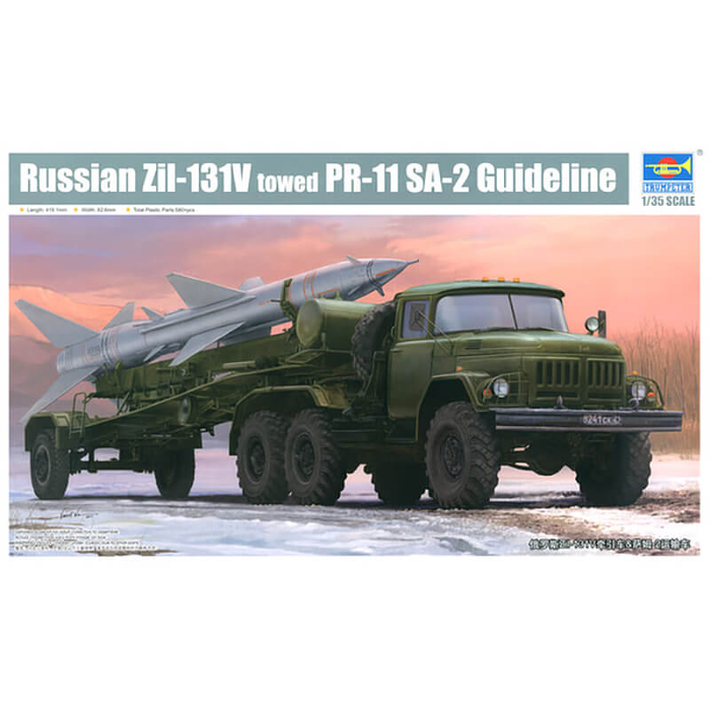 Trumpeter 1/35 Russian Zil-131V towed PR-11 SA-2 Guideline Kit