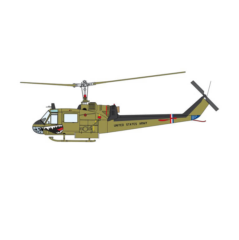 Italeri 1/72 UH-1C & Mi-24D War Thunder Kit