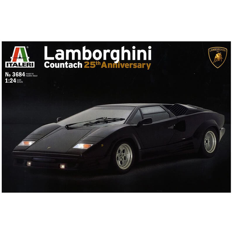 Italeri 1/24 Lamborghini Countach 25th Anniversary Kit