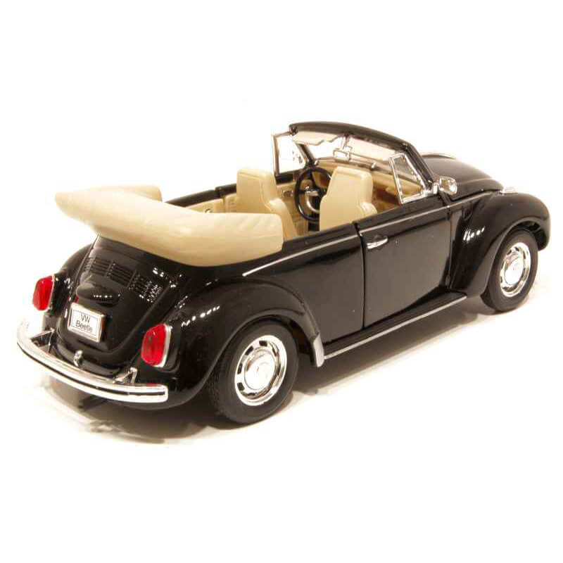 Welly 1/24 Volkswagen Beetle (Convertible) (Black)