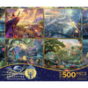Disney Dreams Collection 4-in-1 by Thomas Kinkade 500×4pc Puzzle