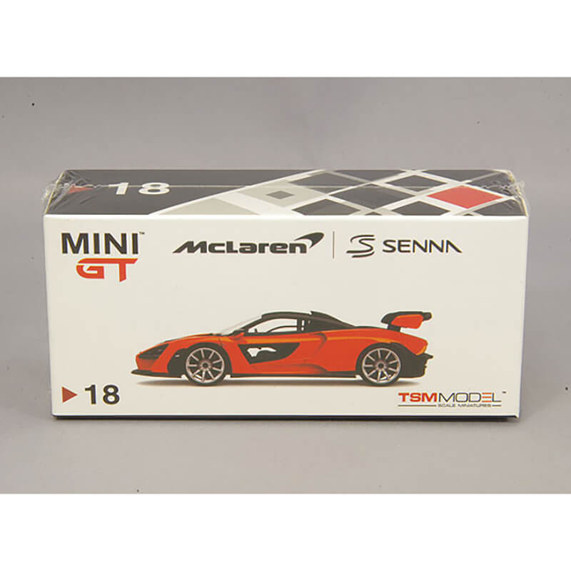 TSM Model 1/64 McLaren Senna Mira Orange - RHD