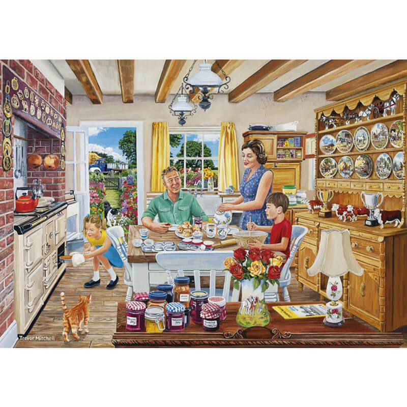 The Farmer's Round By Trevor Mitchell 4x500pc Puzzle