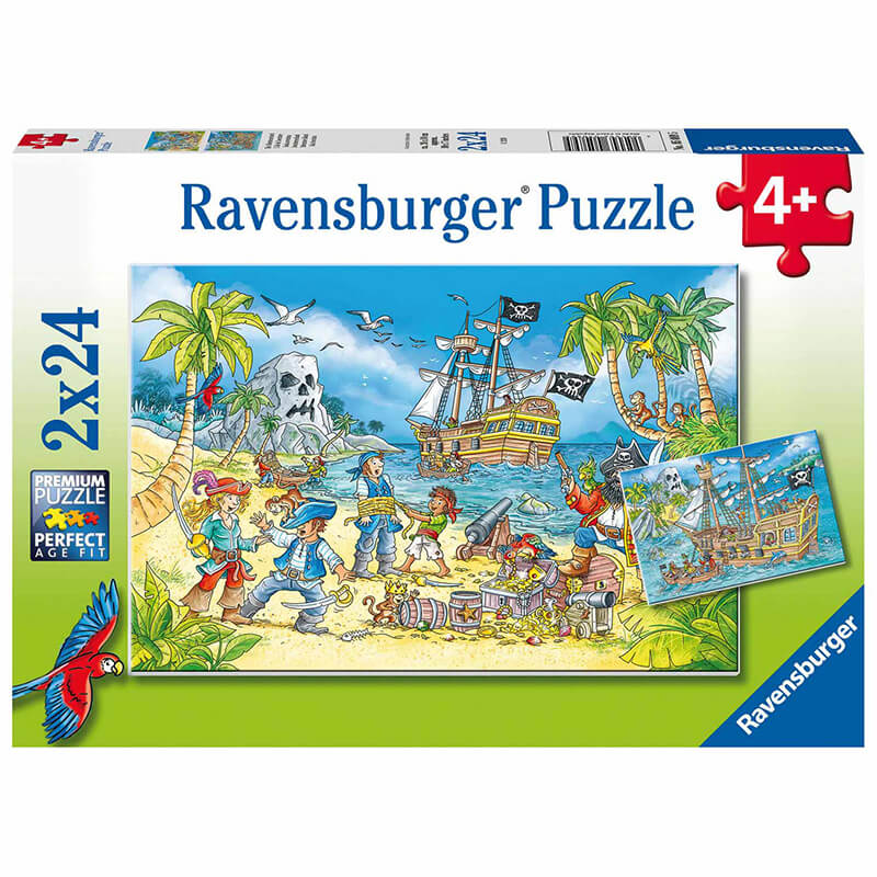 Adventure Island 2x24pcs Puzzle