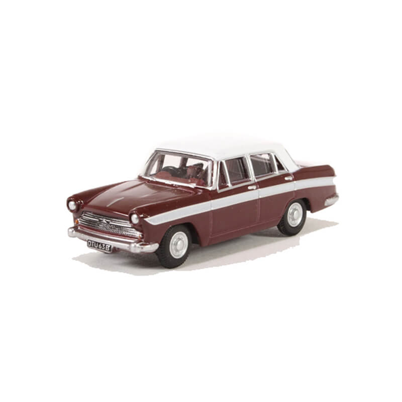 Oxford 1/76 Austin Cambridge A60 Farina (Maroon/Snowberry White)
