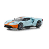 Greenlight 1/43 2019 Ford GT Heritage Edition Gulf Oil Color Light Blue/Orange
